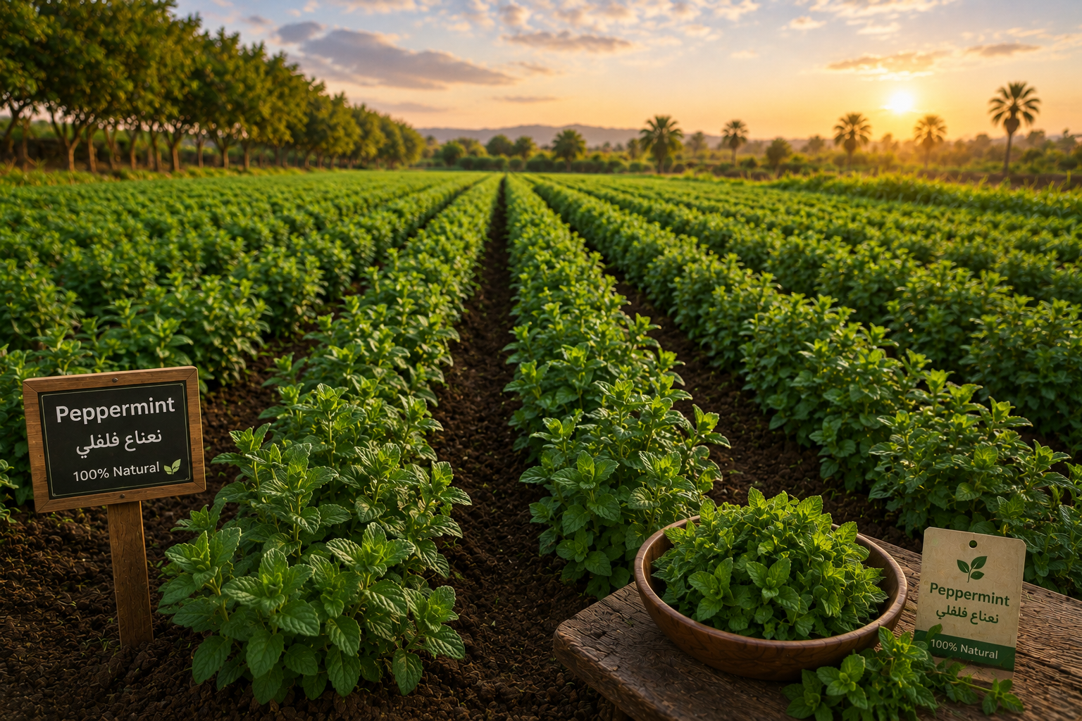 Fayoum Peppermint Farm